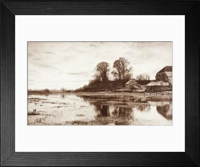 Framed Print : Eventide, Printed 1889-1891. Creator: J. B. B. Wellington Framed Print : Eventide, Printed 1889-1891. Creator: J. B. B. Wellington