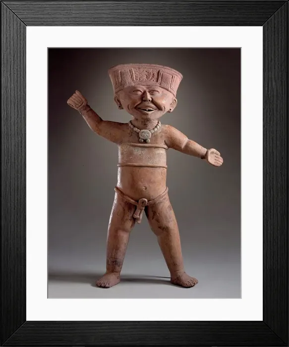 Framed Print : Standing Male Figure, between 600 and 900. Creator: Unknown Framed Print : Standing Male Figure, between 600 and 900. Creator: Unknown