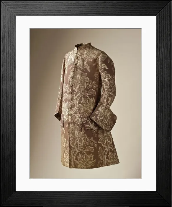 Framed Print : Man's coat, France, between 1745 and 1750. Creator: Unknown Framed Print : Man's coat, France, between 1745 and 1750. Creator: Unknown