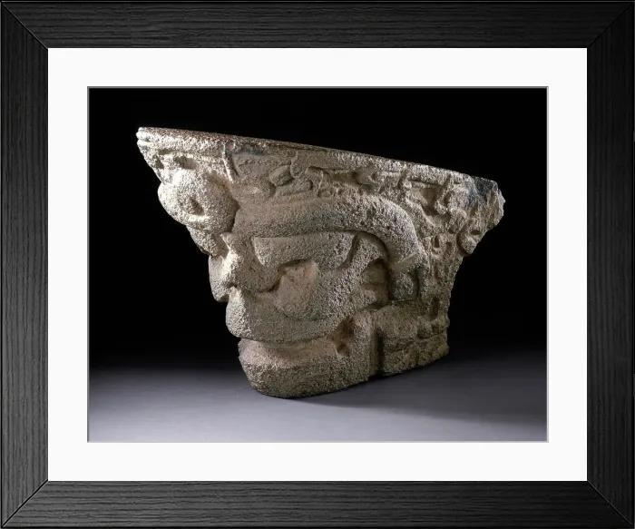 Framed Print : Hacha in the Form of a Skull, between 700 and 900. Creator: Unknown Framed Print : Hacha in the Form of a Skull, between 700 and 900. Creator: Unknown