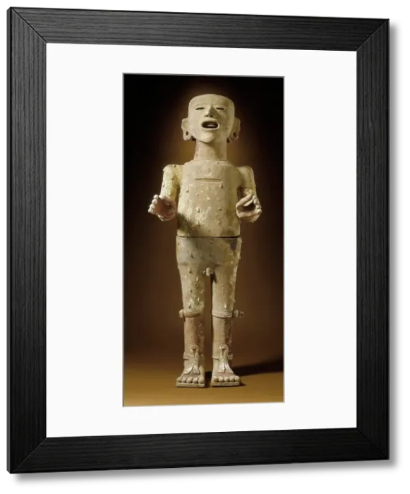 Framed Print : Figure of Xipe Totec, AD 1200-1400. Creator: Unknown