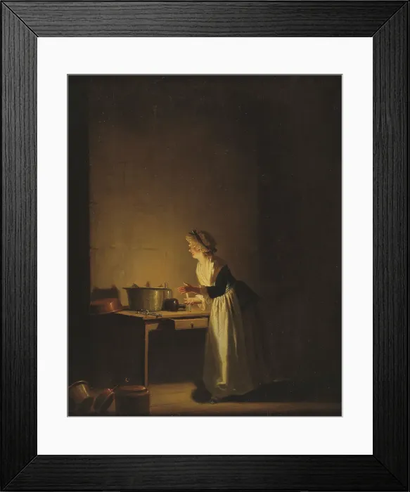 Framed Print : Kitchen Scene. Creator: Per Hillestrom Framed Print : Kitchen Scene. Creator: Per Hillestrom