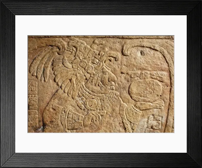 Framed Print : Wall Relief (image 3 of 3), A.D. 750-850. Creator: Unknown Framed Print : Wall Relief (image 3 of 3), A.D. 750-850. Creator: Unknown