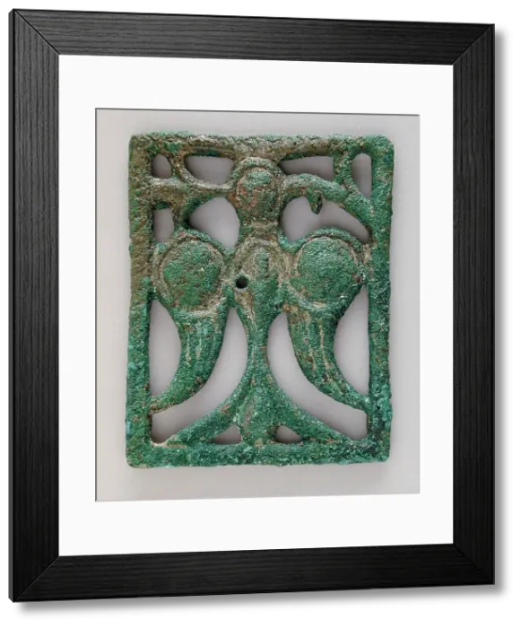 Framed Print : Plaque, 11th-12th century. Creator: Unknown Framed Print : Plaque, 11th-12th century. Creator: Unknown