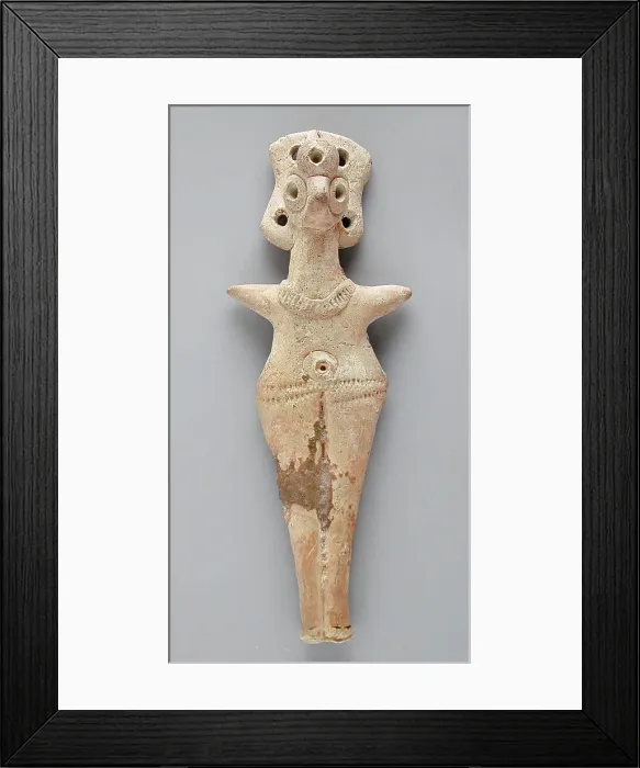 Framed Print : Female Figure, 2nd millennium B.C.. Creator: Unknown Framed Print : Female Figure, 2nd millennium B.C.. Creator: Unknown