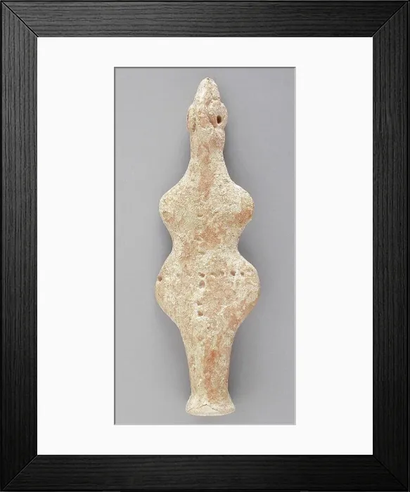 Framed Print : Female Figure, 2nd millennium B.C.. Creator: Unknown Framed Print : Female Figure, 2nd millennium B.C.. Creator: Unknown