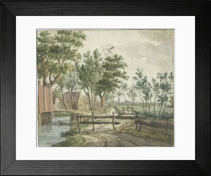 Framed Print : Rural speed at Voorburg, 1739-1782. Creator: Paulus Constantijn la Fargue Framed Print : Rural speed at Voorburg, 1739-1782. Creator: Paulus Constantijn la Fargue