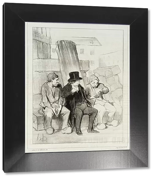 Ainsi donc, mon ami à vingt-deux ans vous aviez déjà tué trois hommes... 1844. Creator: Honore Daumier