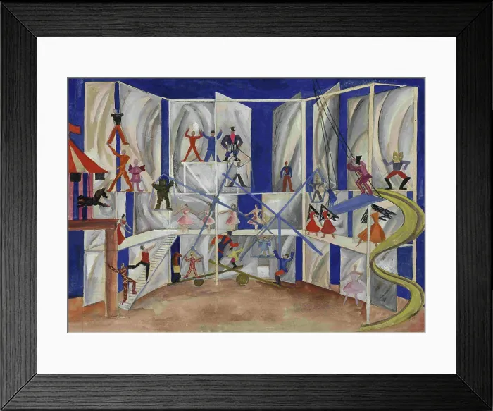 Framed Print : Stage design for the ballet The Nutcracker by P. Tchaykovsky, 1929. Creator: Dmitriyev, Vladimir Vladimirovich (1900-1948) Framed Print : Stage design for the ballet The Nutcracker by P. Tchaykovsky, 1929. Creator: Dmitriyev, Vladimir Vladimirovich (1900-1948)