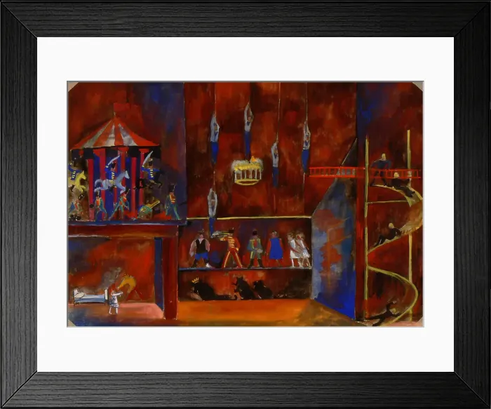 Framed Print : Stage design for the ballet The Nutcracker by P. Tchaykovsky, 1929. Creator: Dmitriyev, Vladimir Vladimirovich (1900-1948) Framed Print : Stage design for the ballet The Nutcracker by P. Tchaykovsky, 1929. Creator: Dmitriyev, Vladimir Vladimirovich (1900-1948)