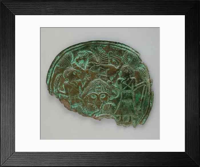 Framed Print : Disk, between c.1000 and c.650 B.C.. Creator: Unknown Framed Print : Disk, between c.1000 and c.650 B.C.. Creator: Unknown