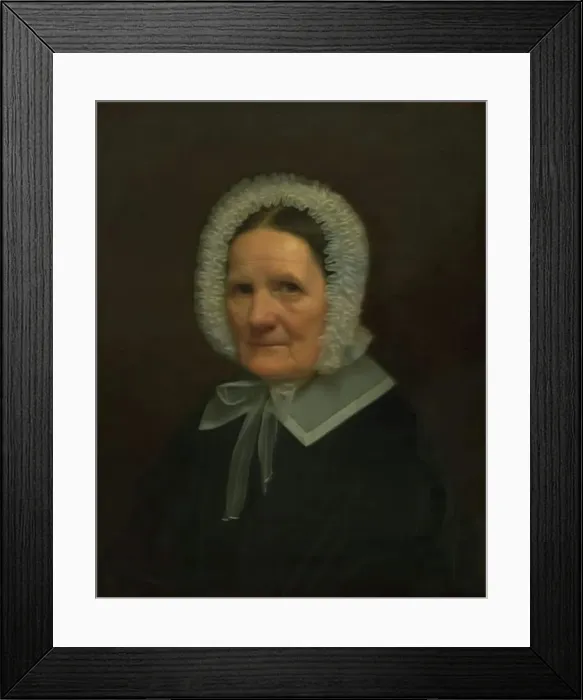 Framed Print : Johanne Marie Gertner, née Lassen, the artist's mother, 1846. Creator: Johan Vilhelm Gertner Framed Print : Johanne Marie Gertner, née Lassen, the artist's mother, 1846. Creator: Johan Vilhelm Gertner