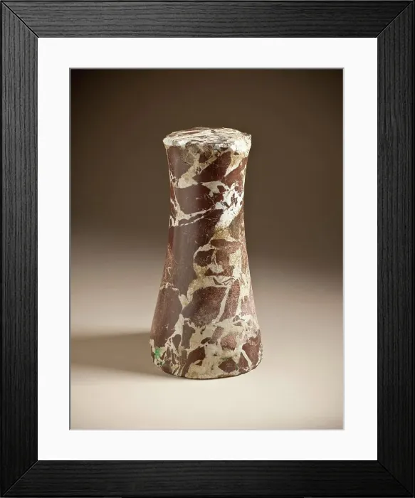 Framed Print : Ceremonial Grooved Column, between c.2000 and c.1500 B.C.. Creator: Unknown Framed Print : Ceremonial Grooved Column, between c.2000 and c.1500 B.C.. Creator: Unknown