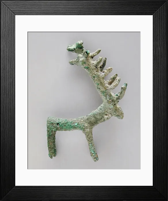 Framed Print : Stag, c.750 B.C.. Creator: Unknown Framed Print : Stag, c.750 B.C.. Creator: Unknown