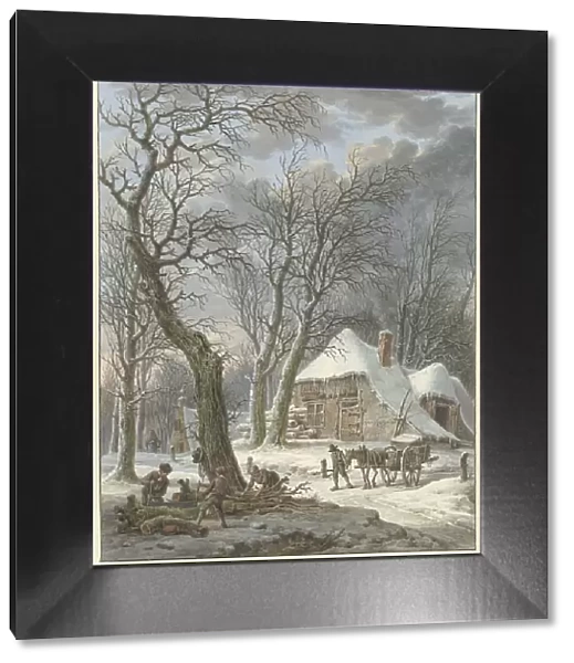 Winter landscape, 1759-1842. Creator: Pieter Bartholomeusz. Barbiers