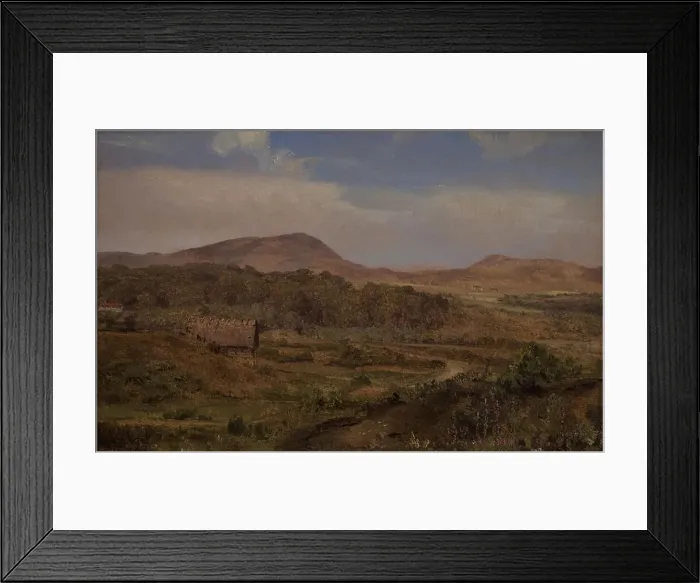 Framed Print : Landscape near Blokhus, Jutland, 1848. Creator: Martinus Rorbye Framed Print : Landscape near Blokhus, Jutland, 1848. Creator: Martinus Rorbye