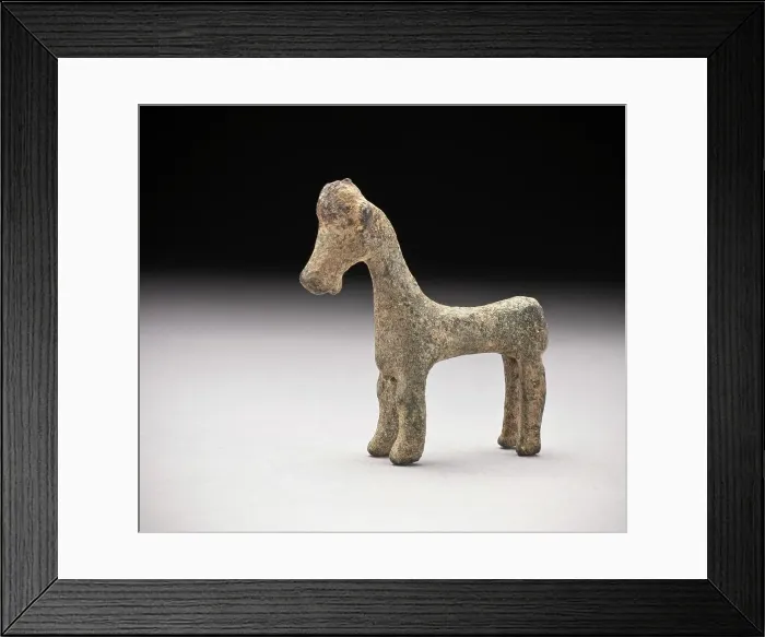 Framed Print : Standing Horse, Unknown date. Creator: Unknown Framed Print : Standing Horse, Unknown date. Creator: Unknown