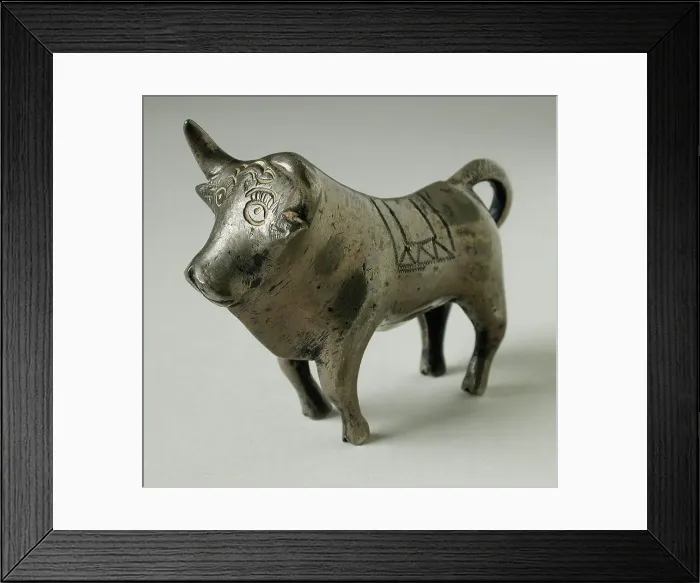 Framed Print : Full-Figure Standing Bull, Unknown date. Creator: Unknown Framed Print : Full-Figure Standing Bull, Unknown date. Creator: Unknown