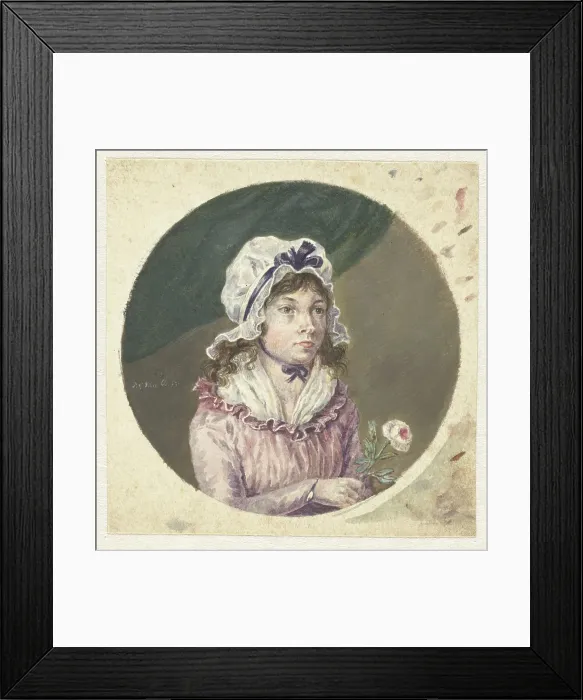 Framed Print : Portrait of Maria Margaretha van Os, 1786-1839. Creator: Pieter Gerardus van Os Framed Print : Portrait of Maria Margaretha van Os, 1786-1839. Creator: Pieter Gerardus van Os