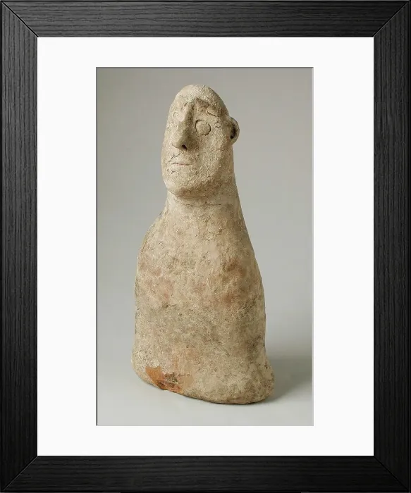 Framed Print : Seated Male Figure. Creator: Unknown Framed Print : Seated Male Figure. Creator: Unknown