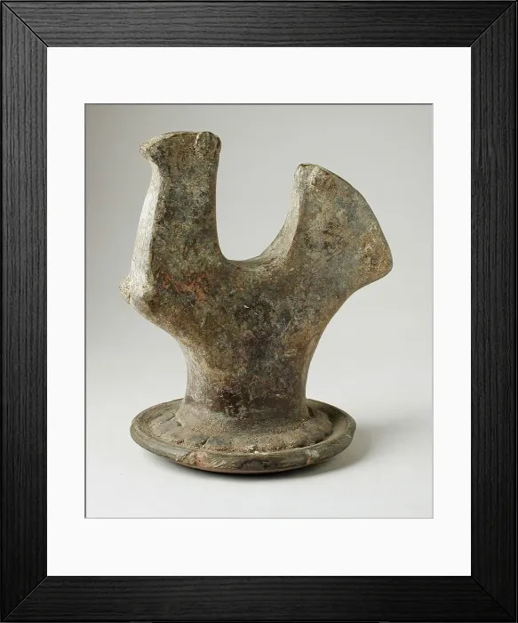 Framed Print : Plaque: Rooster. Creator: Unknown Framed Print : Plaque: Rooster. Creator: Unknown