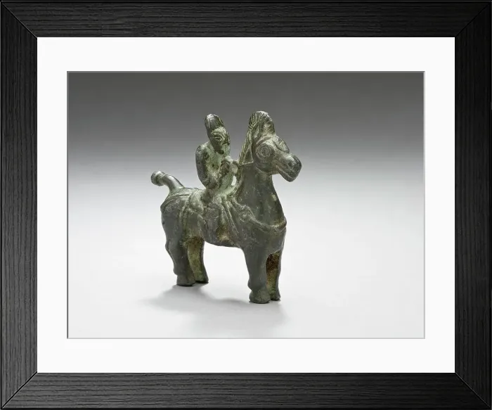 Framed Print : Figurine, Han dynasty. Creator: Unknown Framed Print : Figurine, Han dynasty. Creator: Unknown