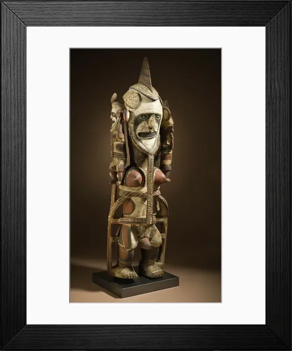 Framed Print : Memorial Figure (uli, selambungin lorong type) (image 1 of 2), c.1900. Creator: Unknown Framed Print : Memorial Figure (uli, selambungin lorong type) (image 1 of 2), c.1900. Creator: Unknown