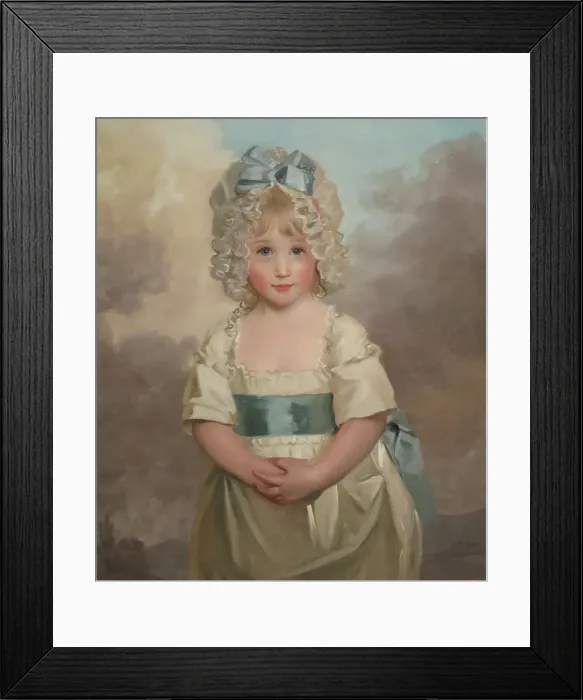 Framed Print : Miss Charlotte Papendick as a Child, 1788. Creator: John Hoppner Framed Print : Miss Charlotte Papendick as a Child, 1788. Creator: John Hoppner