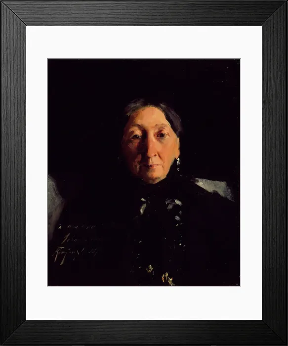 Framed Print : Mme. François Buloz (Christine Blaze), 1879. Creator: John Singer Sargent Framed Print : Mme. François Buloz (Christine Blaze), 1879. Creator: John Singer Sargent