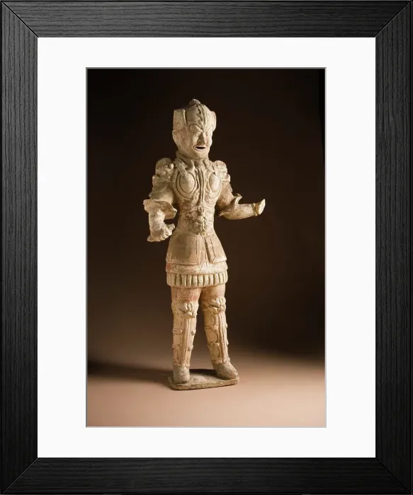 Framed Print : Funerary Sculpture of a Soldier (image 1 of 2), between c.618 and c.700. Creator: Unknown Framed Print : Funerary Sculpture of a Soldier (image 1 of 2), between c.618 and c.700. Creator: Unknown