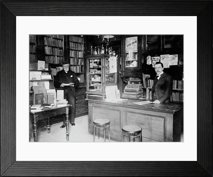 Framed Print : John G. Stemler, stationery, Amsterdam, Holland, between 1895 and 1910. Creator: Unknown Framed Print : John G. Stemler, stationery, Amsterdam, Holland, between 1895 and 1910. Creator: Unknown
