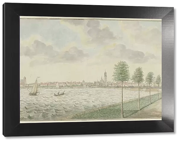 View of Kampen from the riverbank, 1770-1810. Creator: Pieter Remmers