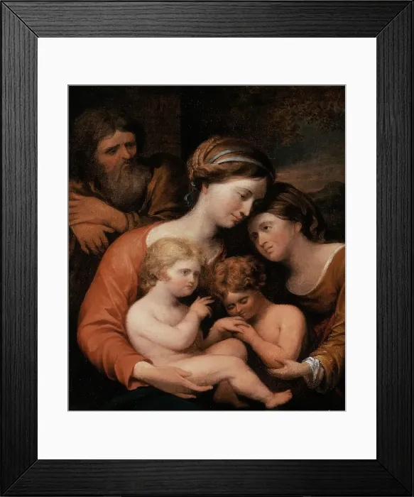 Framed Print : Holy Family, 1826 or 1827. Creator: John Trumbull Framed Print : Holy Family, 1826 or 1827. Creator: John Trumbull