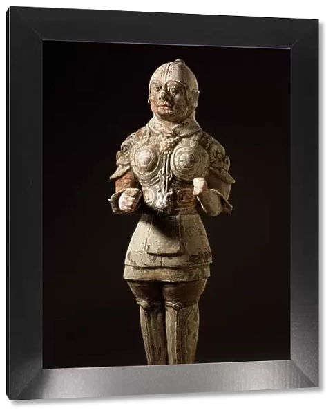 Funerary Sculpture of a Soldier, between c.618 and c.700. Creator: Unknown