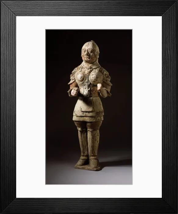 Framed Print : Funerary Sculpture of a Soldier, between c.618 and c.700. Creator: Unknown Framed Print : Funerary Sculpture of a Soldier, between c.618 and c.700. Creator: Unknown