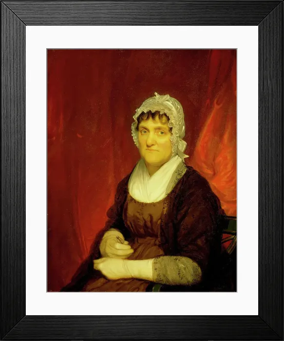 Framed Print : Portrait of Rachel Van der Beek, between c1807 and c1812. Creator: John Wesley Jarvis Framed Print : Portrait of Rachel Van der Beek, between c1807 and c1812. Creator: John Wesley Jarvis