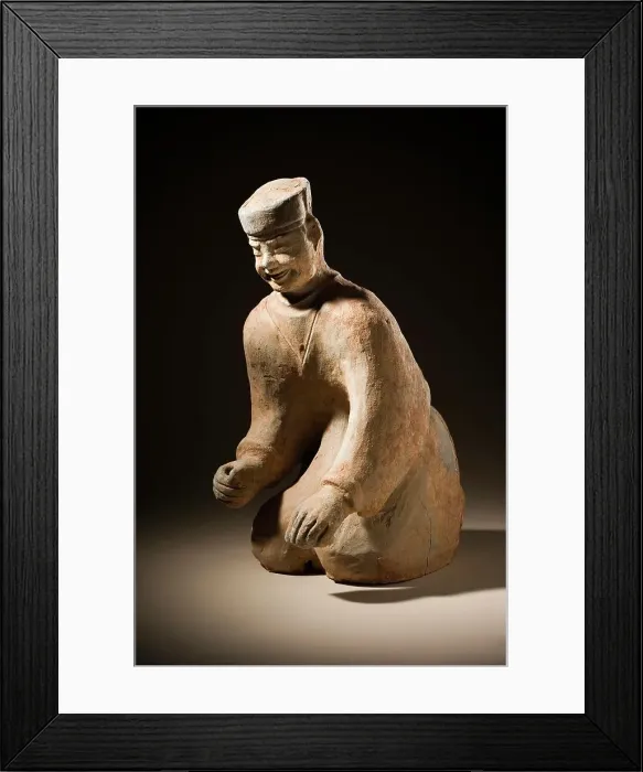Framed Print : Funerary Sculpture of a Man (image 1 of 2), 25-220. Creator: Unknown Framed Print : Funerary Sculpture of a Man (image 1 of 2), 25-220. Creator: Unknown