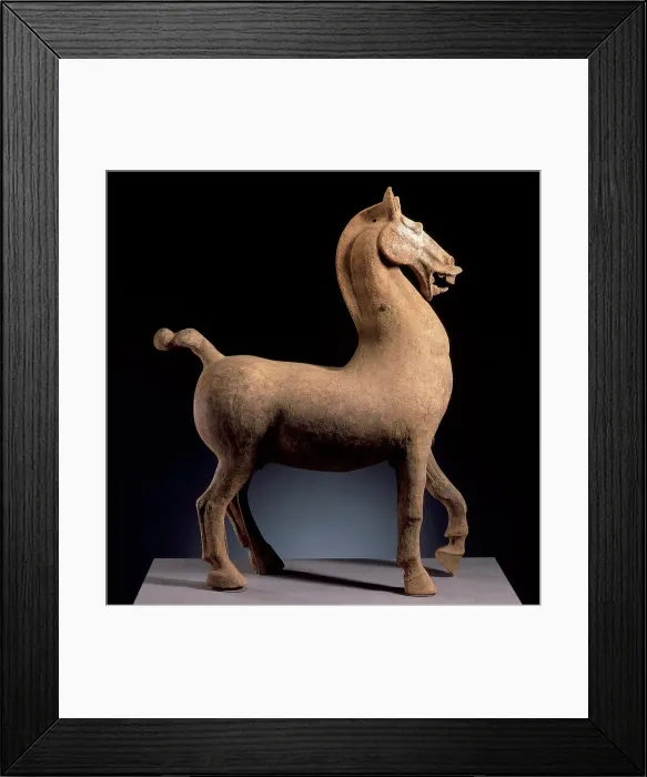 Framed Print : Funerary Sculpture of a Horse, 25-220. Creator: Unknown Framed Print : Funerary Sculpture of a Horse, 25-220. Creator: Unknown