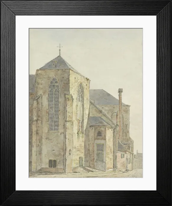 Framed Print : Peter's Church in Utrecht, 1814-1834. Creator: Pieter van Oort Hzn Framed Print : Peter's Church in Utrecht, 1814-1834. Creator: Pieter van Oort Hzn