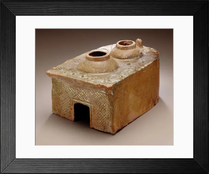 Framed Print : Funerary Sculpture of a Stove, 25-220. Creator: Unknown Framed Print : Funerary Sculpture of a Stove, 25-220. Creator: Unknown