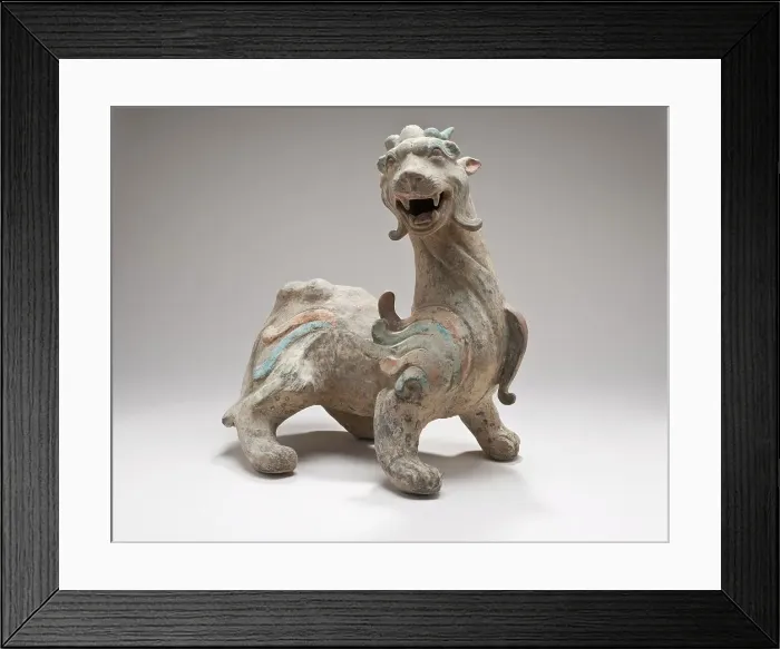 Framed Print : Funerary Sculpture of a Chimera (Bixie), 25-220. Creator: Unknown Framed Print : Funerary Sculpture of a Chimera (Bixie), 25-220. Creator: Unknown