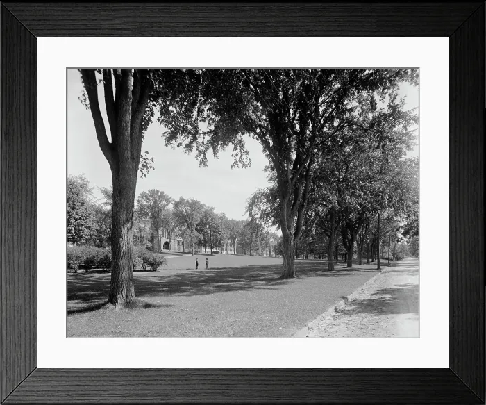 Framed Print : The College Green, Burlington, Vt. c.between 1910 and 1920. Creator: Unknown Framed Print : The College Green, Burlington, Vt. c.between 1910 and 1920. Creator: Unknown