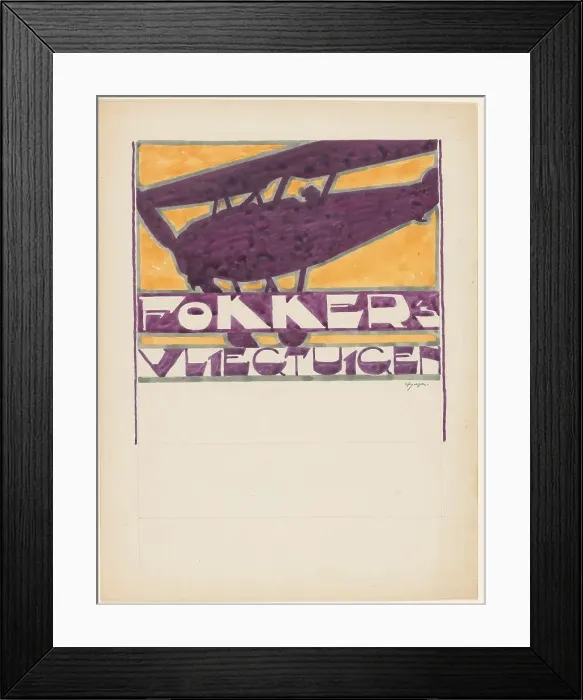 Framed Print : Fokker aircraft, 1919-1945. Creator: Reijer Stolk