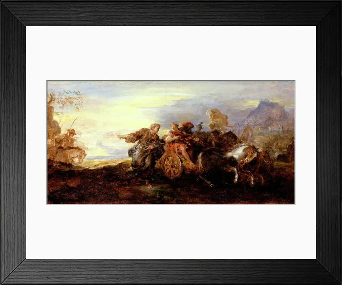 Framed Print : Scene from Ancient History, between c1680 and c1690. Creator: Joseph Parrocel Framed Print : Scene from Ancient History, between c1680 and c1690. Creator: Joseph Parrocel