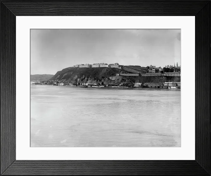 Framed Print : Quebec from Levis, between 1910 and 1920. Creator: Unknown Framed Print : Quebec from Levis, between 1910 and 1920. Creator: Unknown