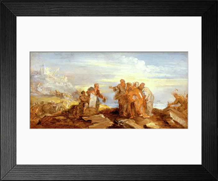 Framed Print : Scene from Ancient History, between c1680 and c1690. Creator: Joseph Parrocel Framed Print : Scene from Ancient History, between c1680 and c1690. Creator: Joseph Parrocel