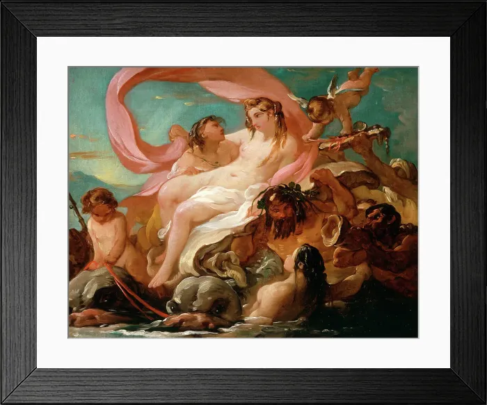 Framed Print : Venus Emerging from the Sea, between c1754 and c1755. Creator: Joseph-Marie Vien the Elder Framed Print : Venus Emerging from the Sea, between c1754 and c1755. Creator: Joseph-Marie Vien the Elder