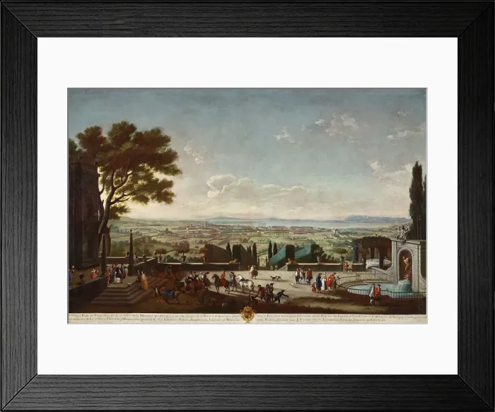 Framed Print : View of the Town and Harbor of Toulon (La villa y rada de Tolón) (image 1 of 2), 1771. Creator: Juan Patricio Morlete Ruiz Framed Print : View of the Town and Harbor of Toulon (La villa y rada de Tolón) (image 1 of 2), 1771. Creator: Juan Patricio Morlete Ruiz
