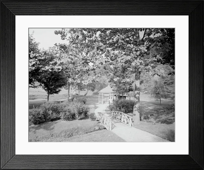 Framed Print : Magnesia spring, Virginia Hot Springs, c.between 1910 and 1920. Creator: Unknown Framed Print : Magnesia spring, Virginia Hot Springs, c.between 1910 and 1920. Creator: Unknown