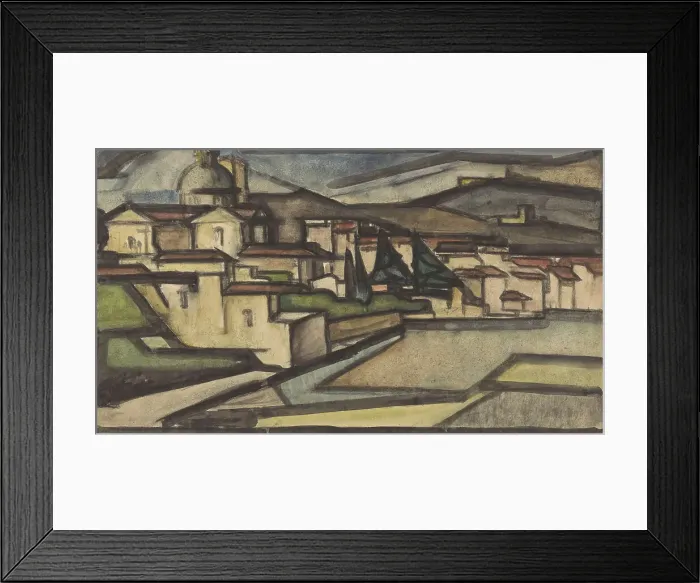 Framed Print : View of an Italian city, 1920-1945. Creator: Reijer Stolk Framed Print : View of an Italian city, 1920-1945. Creator: Reijer Stolk